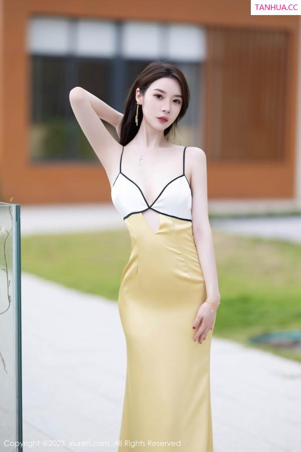 梦心玥  [XiuRen]高清写真图 2023.09.26 No.7444 梦心玥 安吉旅拍第5张图片